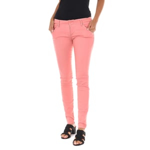 Pantalon Largo de tejido elástico 70DBF0585-G194 mujer