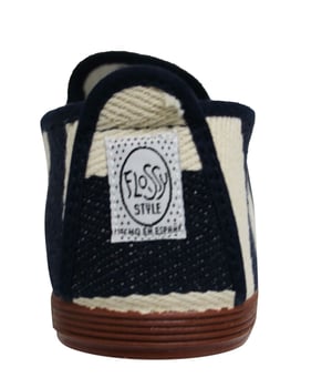 Estilo hilo dossy amara hombre marina/crema plimsolls