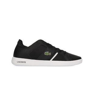 Lacoste Novas 120 1 SMA para hombres en entrenadores negros/blancos