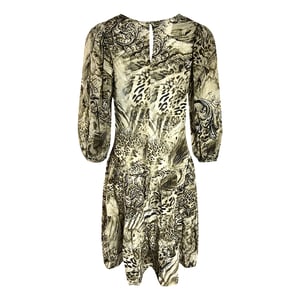 Inoa Makucha Panthera 1202117 Vestido a capas con volantes de seda marron