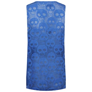 Vans Off The Wall Mujer Top Azul Claro