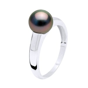 Modern Rush Ring Tahiti Pearl Ronda 8-9 mm 925