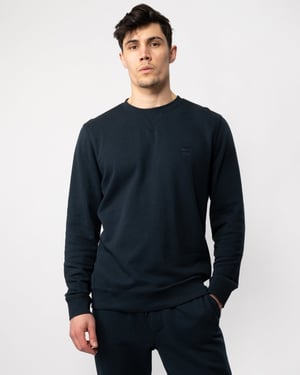 BOSS Orange Sudadera de Cuello Redondo para Hombre Westart con Parche de Logo NOS