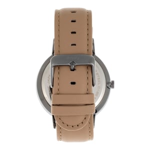 Simplifique el reloj con correa de cuero 6500