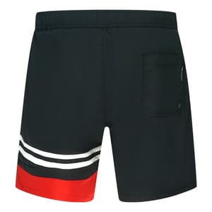 Pantalones de baño de color bloque con logo de Karl Lagerfeld Beachwear Rue Street en negro