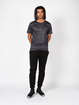 Champion T-Shirt Micro Mesh del hombre Gris