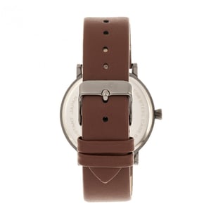 Simplifique el reloj con correa de cuero 6200