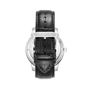 Reloj automático Heritor Emmanuel semiesqueleto con correa de cuero