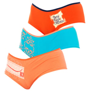 Pack-3 Culottes de cinturilla con sujeción efectiva 84084 mujer