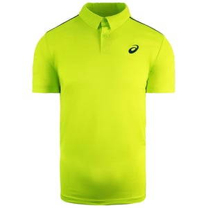 ASICS jugador para hombres tenis verde polo camisa