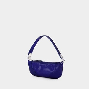 By Far Bolso Hobo Mini Amira - - Piel - Azul