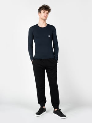 Emporio Armani Longsleeve del hombre azul oscuro