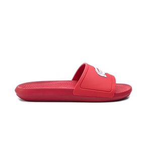 Lacoste Croco Sliding 119 1 Sliders rojos para hombres