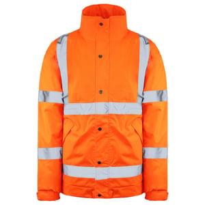 Dickies High Visibilidad para hombre Naranja reflectante chaqueta de bombardero