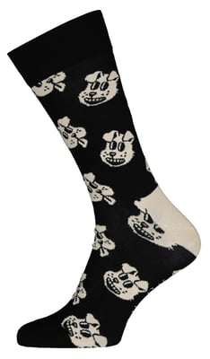 Happy Socks Calcetines de algodón para perro - Negro