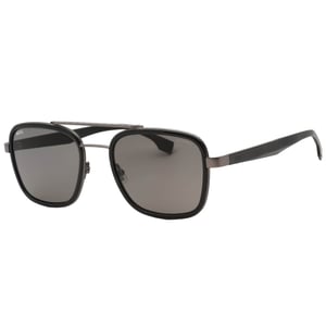 Gafas de sol gris rutenio oscuro con lentes polarizadas grises Hugo Boss