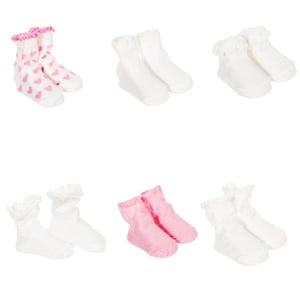 Pack-6 Calcetines estampados 2002 niña