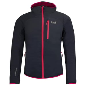 Jack Wolfskin Chaqueta negra para mujer de transición