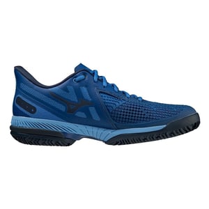 Mizuno Wave excede la gira 5 cc para hombres tenis azul