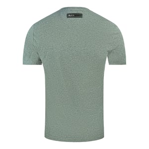 Plein Sport camiseta gris con logo lateral del tigre