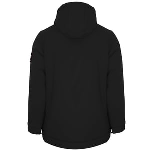 Chaqueta Negra con Logo Circular acolchada de Plein Sport