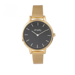 Simplifique el reloj de pulsera de malla 5800