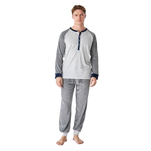 Pijama invierno manga larga terciopelo JJBEP5302 hombre