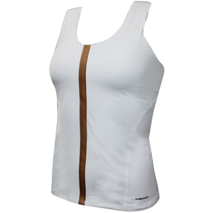 Cabeza de tenis de tenis Tiga de tanques blancos para mujeres
