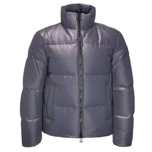 Belstaff Grid Paxton chaqueta de plumas morada