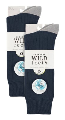 Pack 6 Calcetines de algodón para caminar, correr y hacer senderismo - Multi