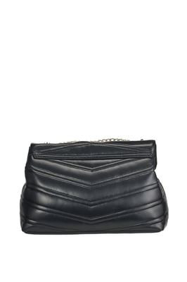 Bolso de Hombro Mediano Acolchado Privilege Color Negro
