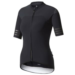 Top de ciclismo negro para mujer de ingeniería adidas Adidas Adidas