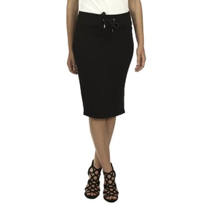 Falda de tubo ajustable mediante cordones 70DGC0258 mujer