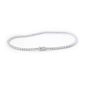 Diamantes de tenis de brazalete 0.30 CTS Oro blanco