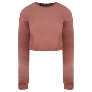 Gymshark pausa para mujer top de cosecha rosa claro