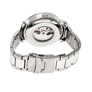 Reloj automático Heritor Aries con esfera esquelética y pulsera