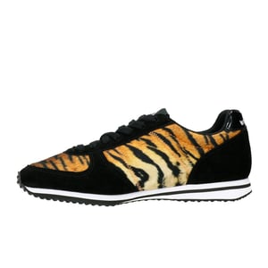 Le Coq Sportif Bolívar Tiger Womens Entrenadores negros/marrones