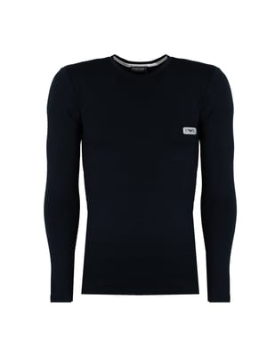 Emporio Armani Longsleeve del hombre azul oscuro