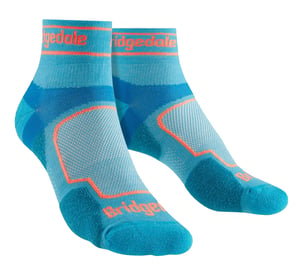 Bridgedale - Womens Running Ultralight Sport Low Socks- Azul