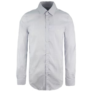 Lacoste Slim Fit Camisa azul/blanca para hombres