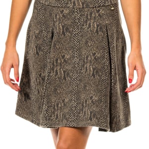 Falda en Forma de A con cremallera lateral 70DGC0263 mujer