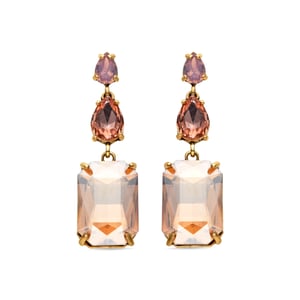 Pendientes Luxenter Kiop acabados en oro amarillo 18k