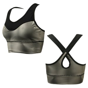 Diadora Supportadora para mujer sujetador deportivo negro