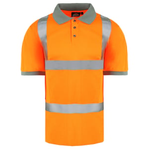 Dickies High Visibilition para hombre de seguridad naranja polo