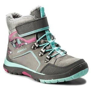 Merrell Moab Polar impermeable para niños botas grises