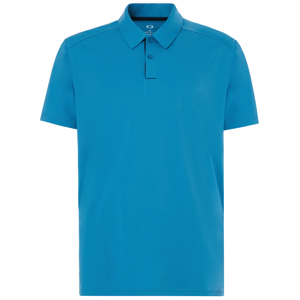 Oakley Divisional Button Up Blue Mens Golf Polo Camisa 433690 6CS