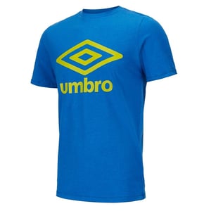 Camiseta azul del logotipo de Umbro