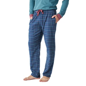 Pijama de algodón manga larga cuello redondo JJB12 hombre