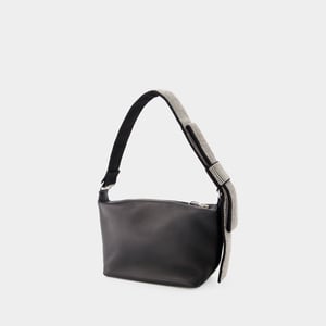 Bolso Hobo Bow - Kara - Piel - Negro