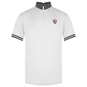 Rossignol manga corta 3/4 Zip Up Mens Virage Polo Shirt Rlemy04
